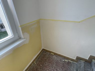 Maliarske práce Bratislava, Maliar Paul, Slovensko, profesionál, dekoratívne betónové stierky, dekoratívne nátery, developerské projekty, airless striekanie, fasády, exteriér, interiér