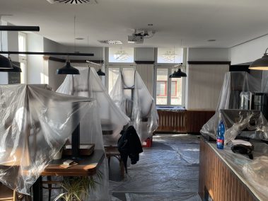 Maliarske práce Bratislava, Maliar Paul, Slovensko, profesionál, dekoratívne betónové stierky, dekoratívne nátery, developerské projekty, airless striekanie, fasády, exteriér, interiér