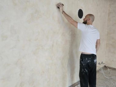 Maliarske práce Bratislava, Maliar Paul, Slovensko, profesionál, dekoratívne betónové stierky, dekoratívne nátery, developerské projekty, airless striekanie, fasády, exteriér, interiér - dekoratívne nátery na jednej zakázke