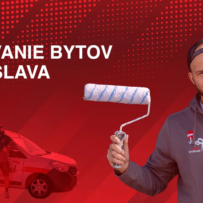 malovanie bytov bratislava maliar paul profesionalne maliarske prace stierky dekorativne natery beton slovensko dnes