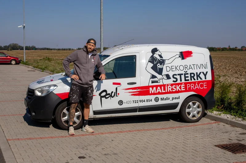 Maliarske práce Bratislava, Maliar Paul, Slovensko, profesionál, dekoratívne betónové stierky, dekoratívne nátery, developerské projekty, airless striekanie, fasády, exteriér, interiér