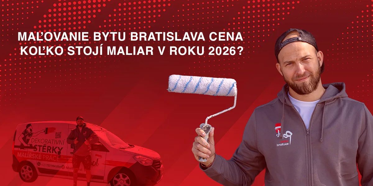 malovanie bytu cena Maľovanie bytu Bratislava cena – koľko stojí maliar v roku 2026?