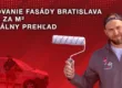 Malovanie fasady Bratislava cena za m² aktualny prehlad
