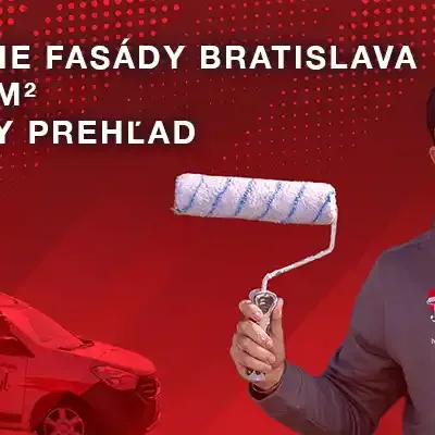 Malovanie fasady Bratislava cena za m² aktualny prehlad